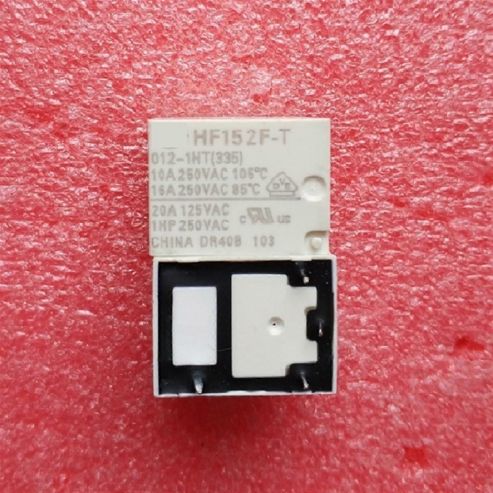 HF152F0121HT Power Relay 12VDC, 4Pin, 16A, 250VAC, HF152FT0121HT, 2Pcs
