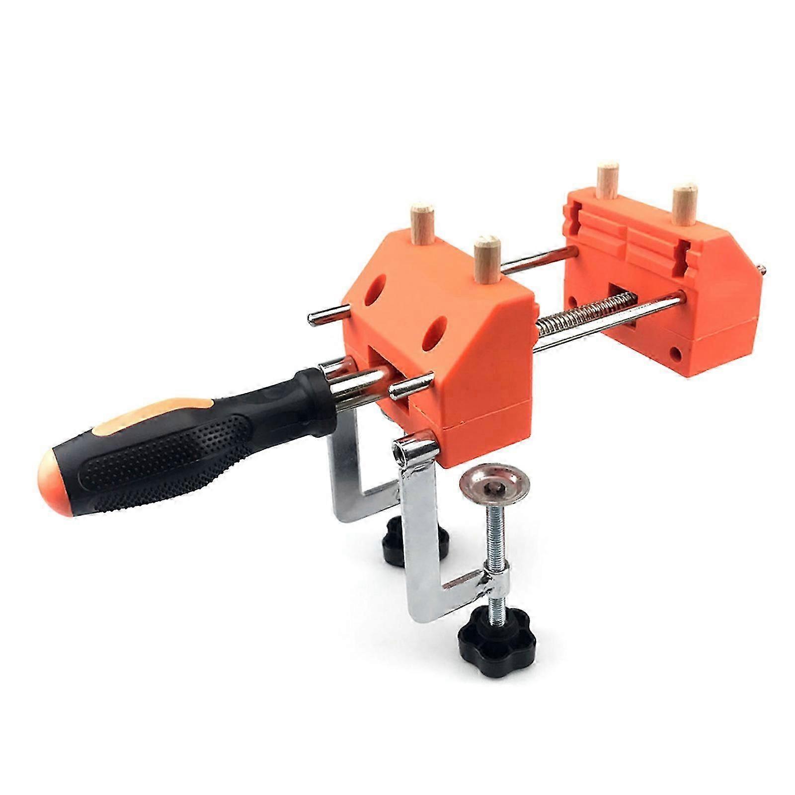 Universal Woodworking Mini Table Clamps Desk Plier Flat Mouth Pliers for Various Woodworking Projects Soft Handle