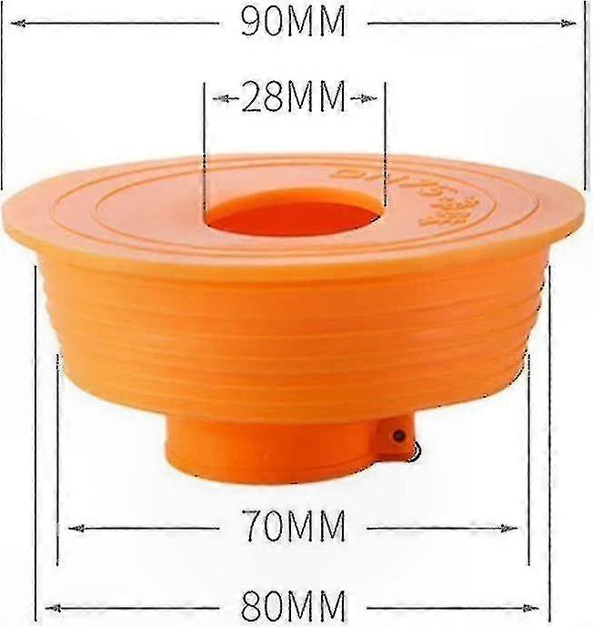 Silicone Odor-Blocking Backflow Drain Trap for Washing Machines, 75mm Pipe Sealer