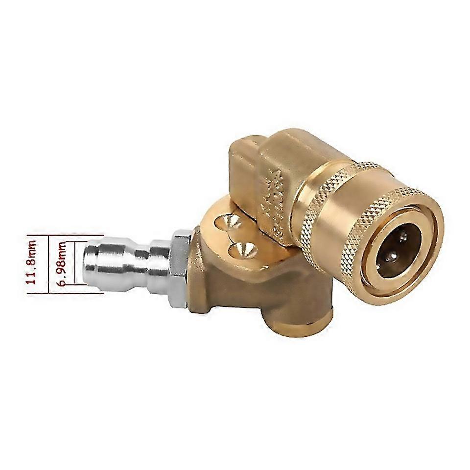 For 14in Quick Connect Pivoting Coupler Adjustable Adapter W5 Spray Nozzles Copper Connection For