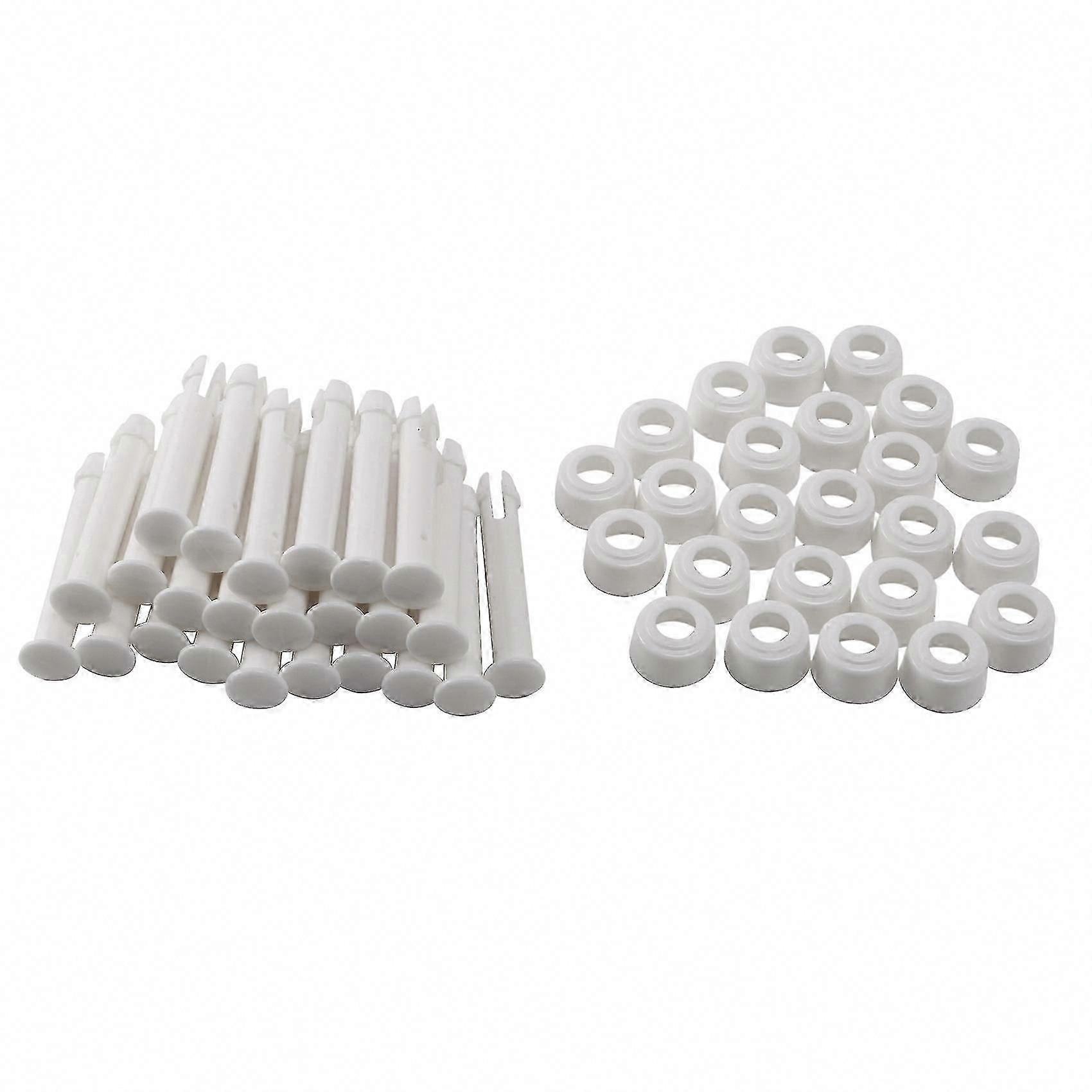 24pcs ABS Pool Joint Pins, 6cm/2.36in Cap Set Seals Compatible with Intex Pools