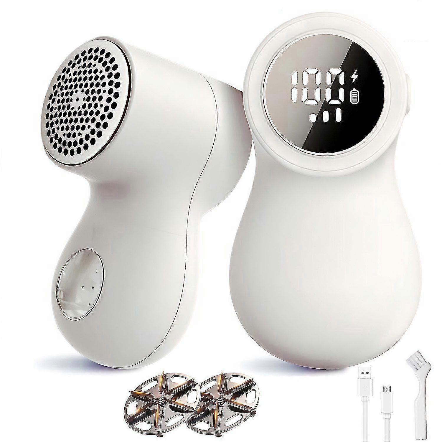 Three-Mode Electric Lint Roller Shaver - White