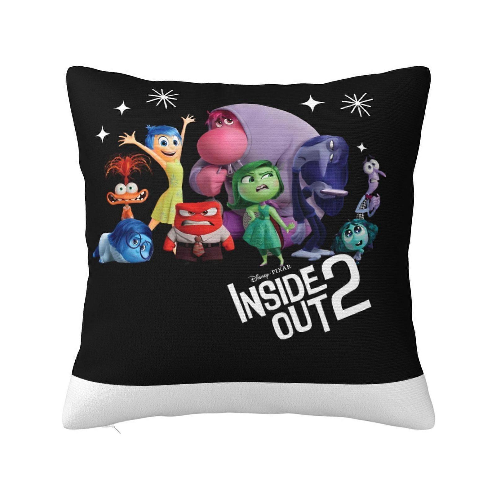 Inside Out Super Soft Pillow Case Cover with Zipper for Bedroom, Sofa, Couch,Cozy Fuzzy Pillow Shams for All Seasons Square Pillow