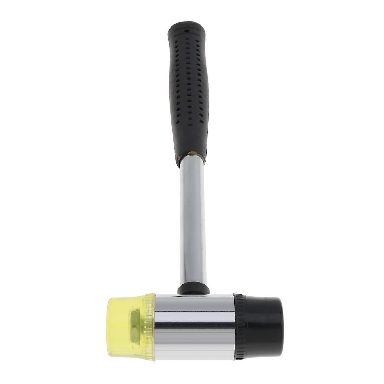 30mm Rubber Multifunctional Hammer, DoubleFaced Nylon Glazing Window Round Head For Woodworking DIY Hand Tool