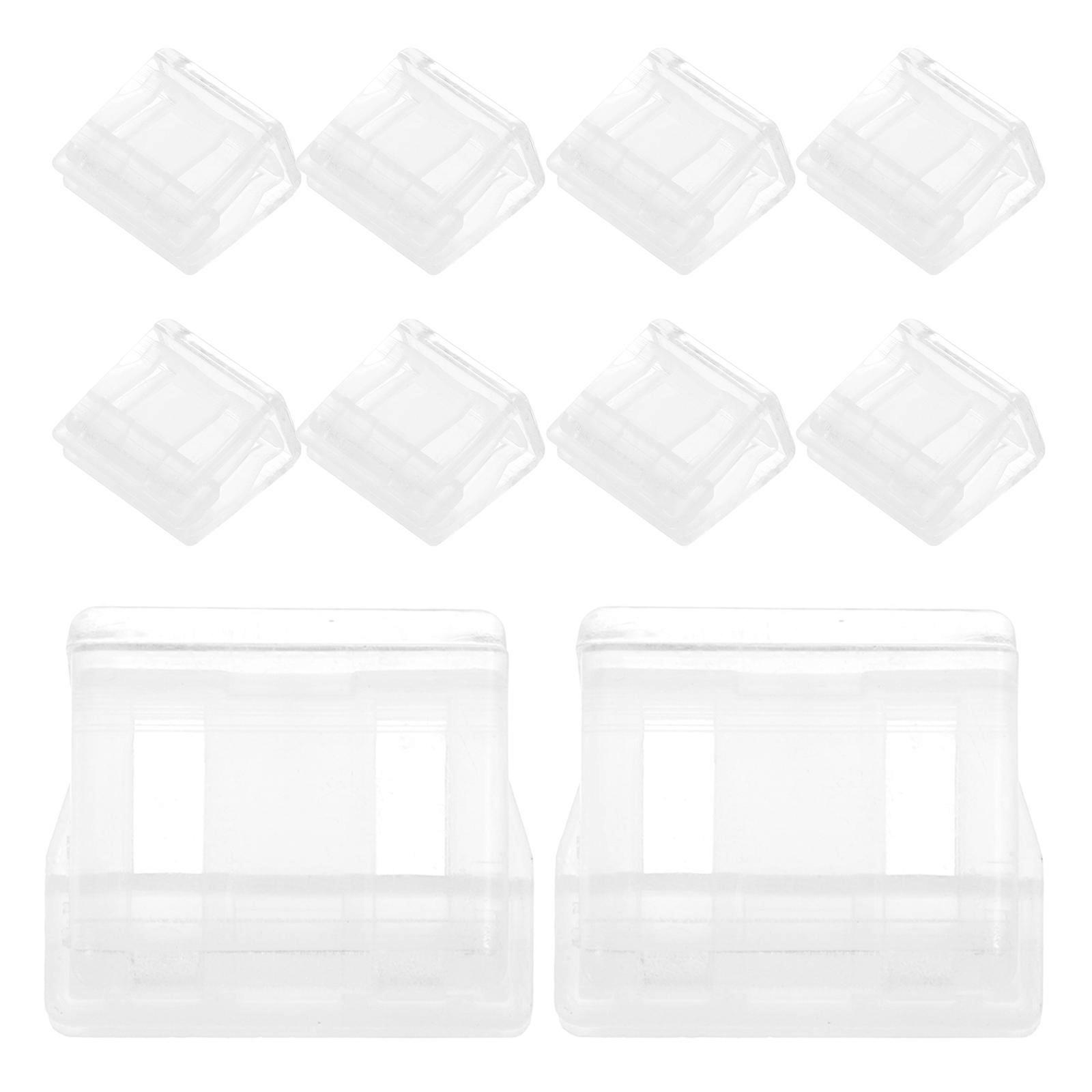 Plastic Transparent Paper Clips for Memo Organizing 100Pcs