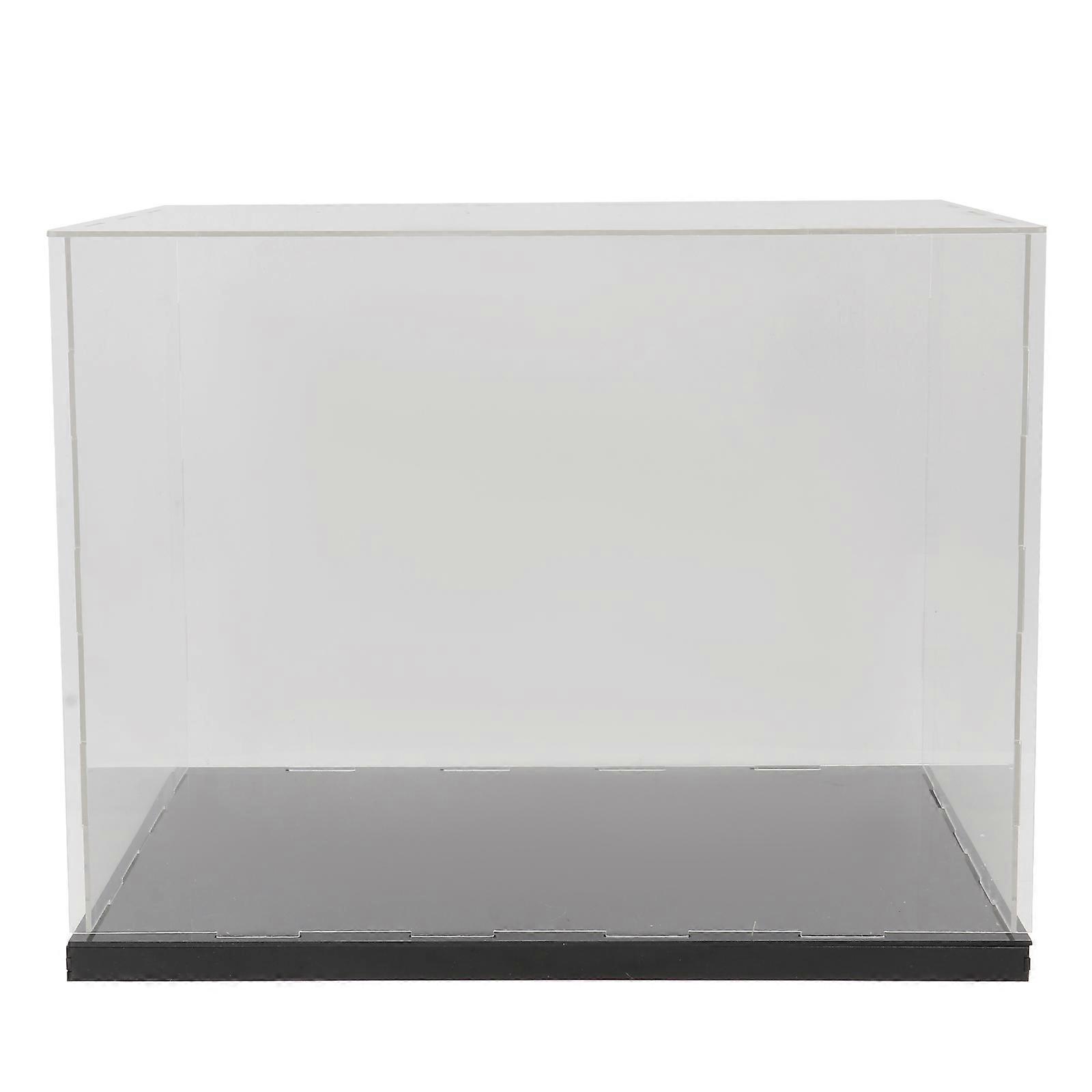 Model Display Box Transparent Acrylic for 1Pcs Dust-Proof Display Storage