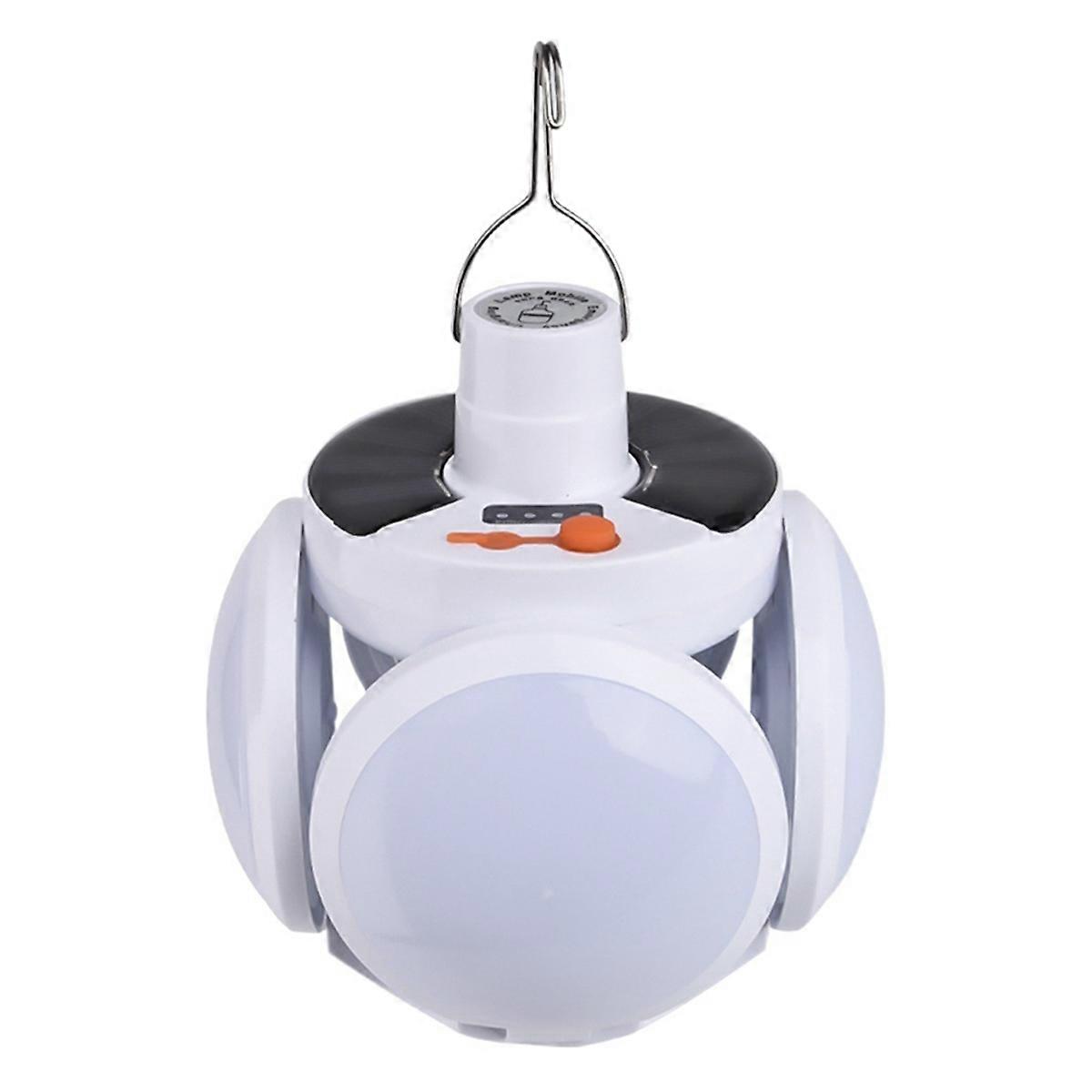 Camping Lantern with Hook, Waterproof LED Emergency Light - Solar Charging, Solar Lights 5 Light Mod