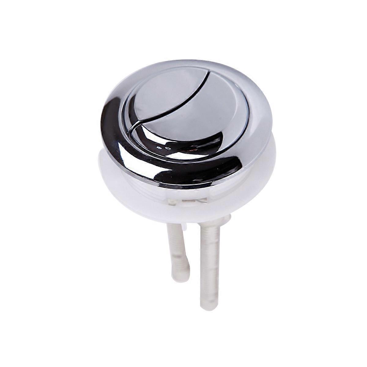 48mm Toilet Tank Push Button Dual Flush for Toilet Use in Silver Color
