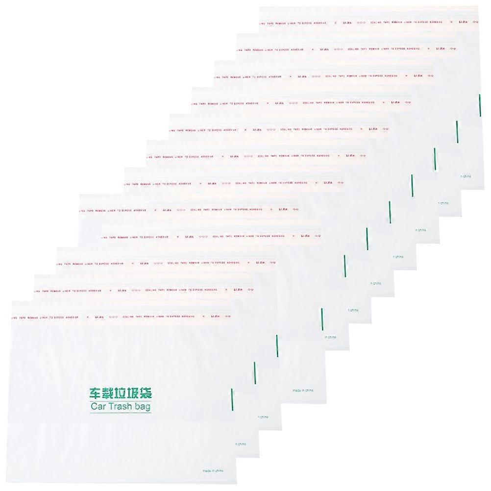60Pcs Self Adhesive Car Trash Bags For Travel Road Trips Taxi Use In Assorted Color Made Of Plastic