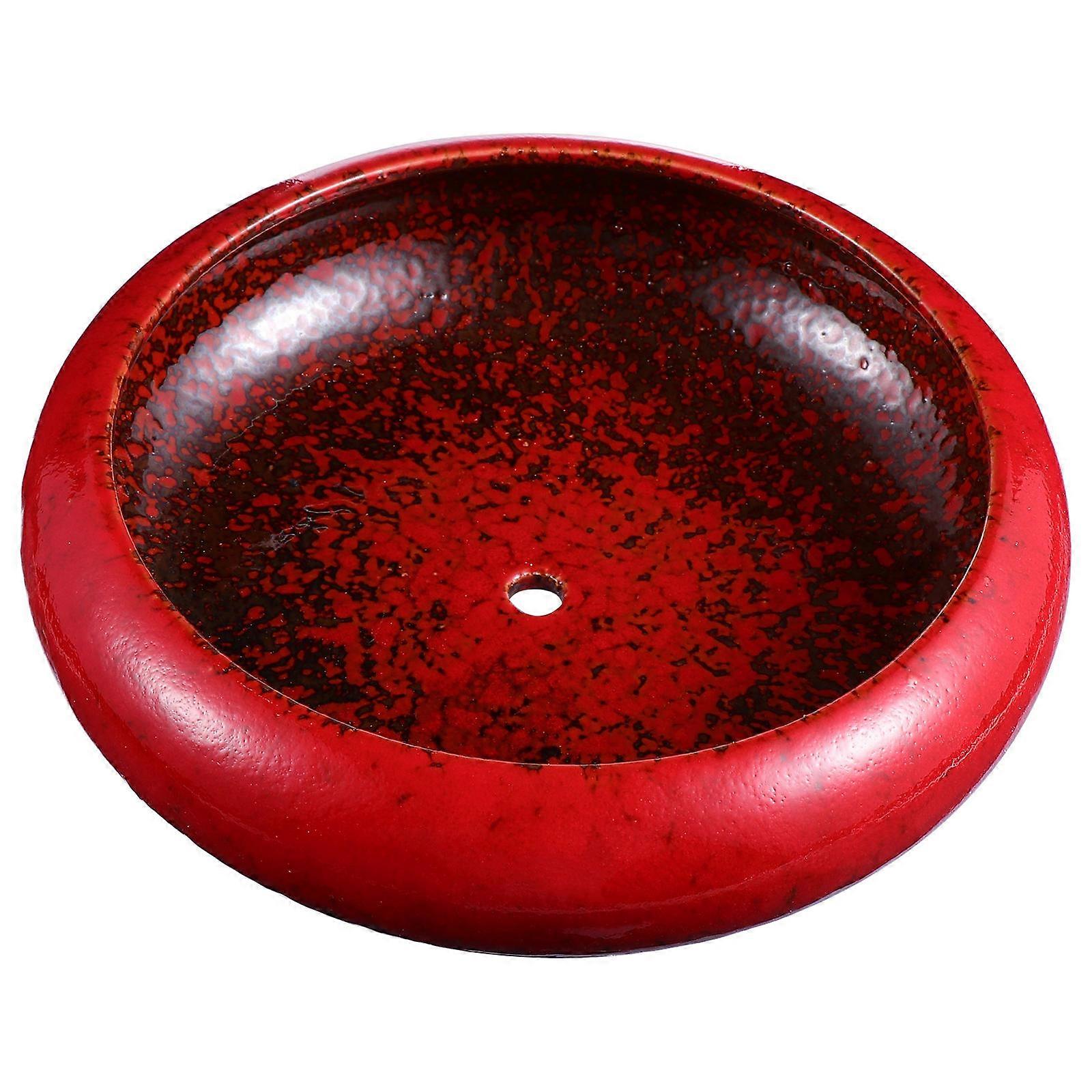 Succulent Planter Ceramic Flower Pot Retro Style Planting Container