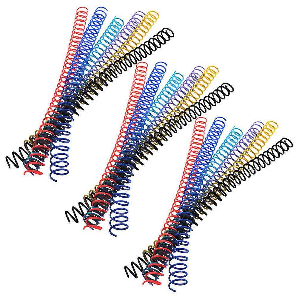 Binder Rings Colored Loose Leaf Rings for DIY Use 90Pcs Plastic Set
