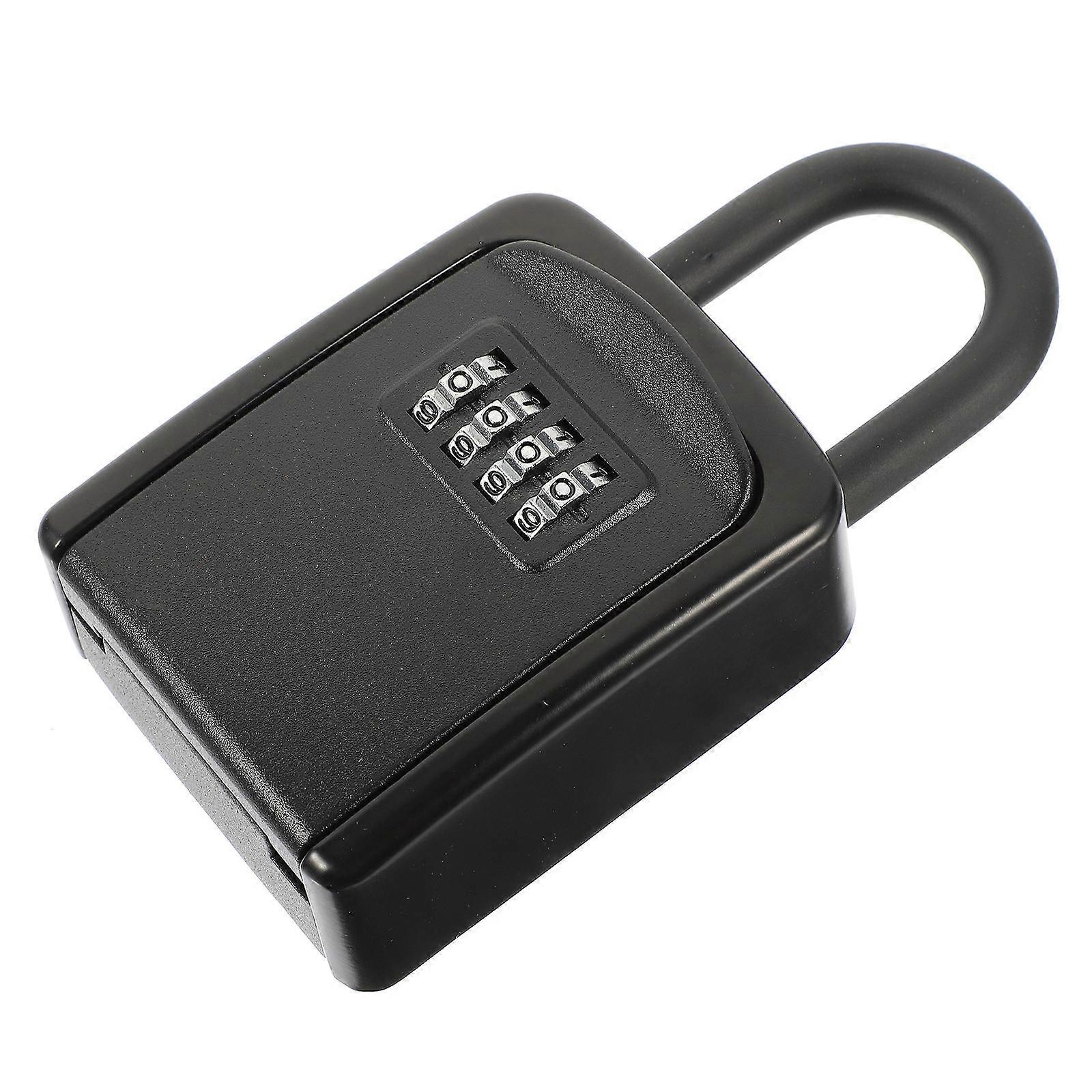 Key Lock Box Portable Lock Box with Resettable Code for Security Use