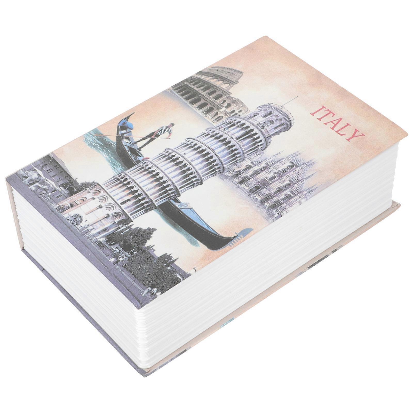 Hollow Safe Simulation Design Book-shaped For Personal Items Protection 18X15.00X5.50Cm 2Pcs