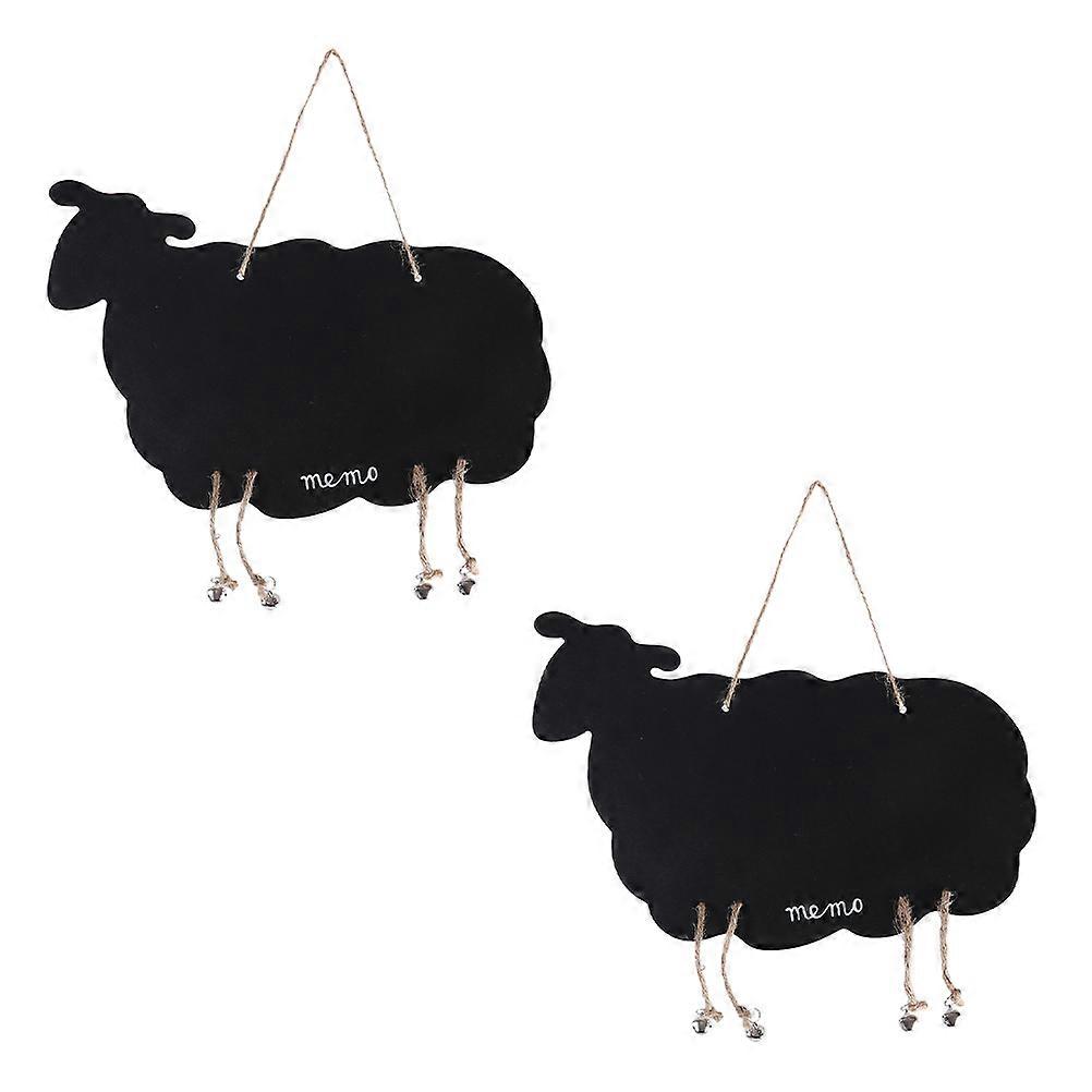 Sheep Shaped Blackboard Message Board for Leaving Message 4Pcs