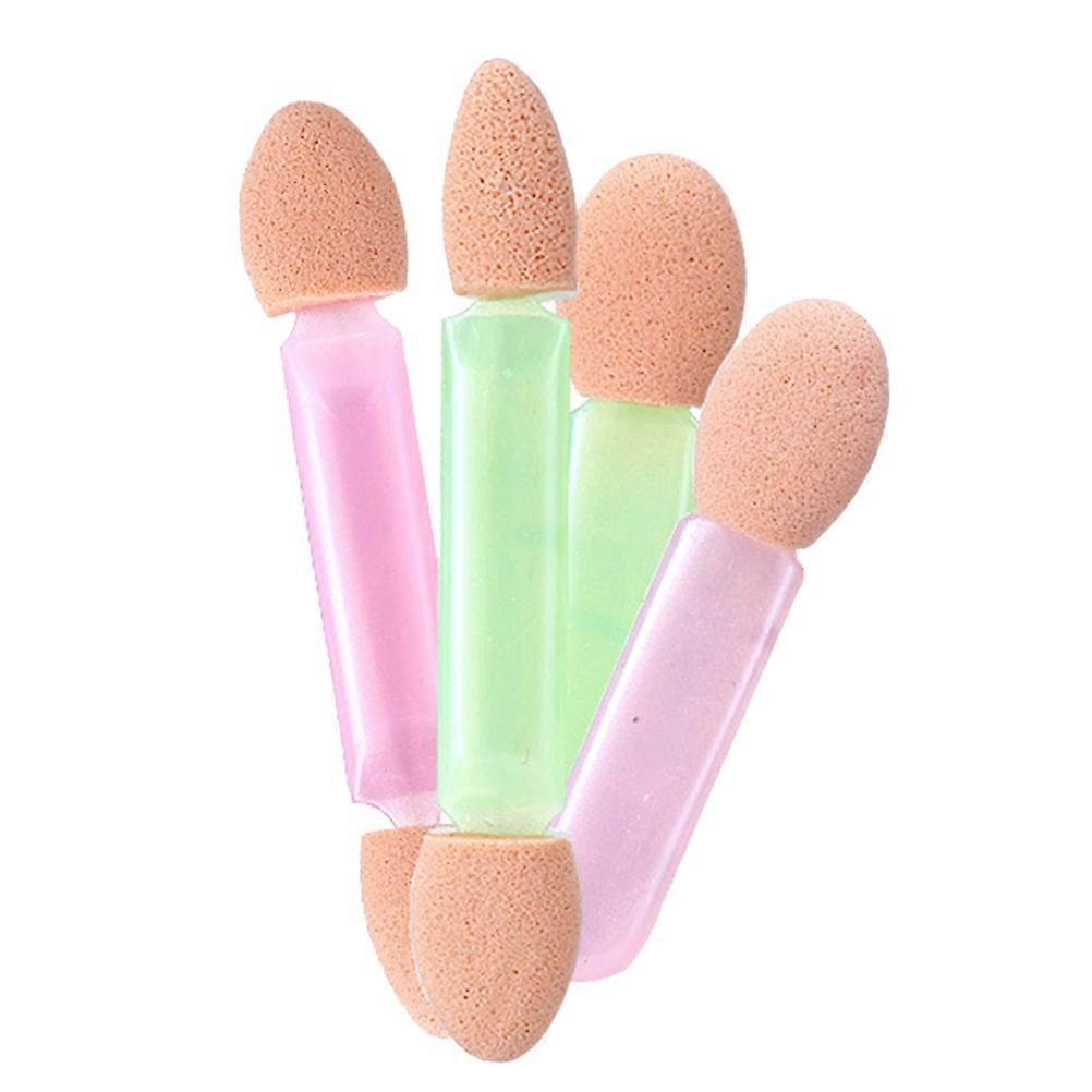 Assorted Color Eyeshadow Brush Sponge Applicator for Cleaning Use 16Pcs