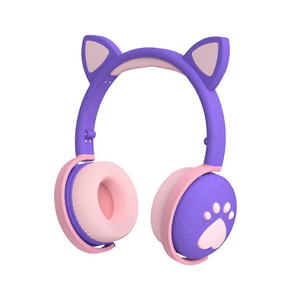 Headphone Wireless USB Rechargeable Headset Bluetooth-compatible Stereo Sound Earphone