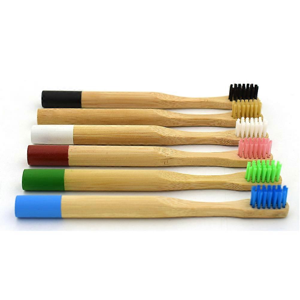 Biodegradable Bamboo Toothbrush Consumers Comfortable Grip 1Set