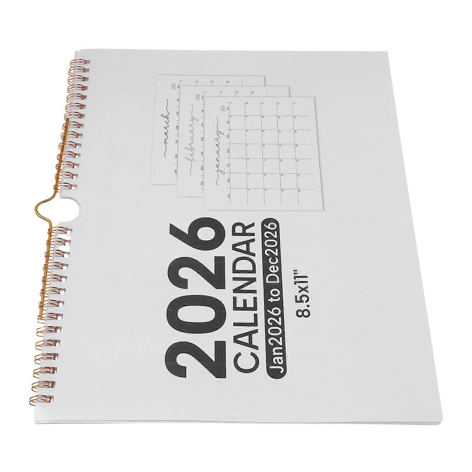 2026 Wall Calendar for Planning with Ample Writing Space