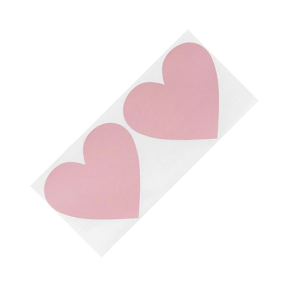 100 Pcs Heart-Shaped Scratch Off Stickers DIY Message Writing for Baby Showers and Fundraisers Romantic Style