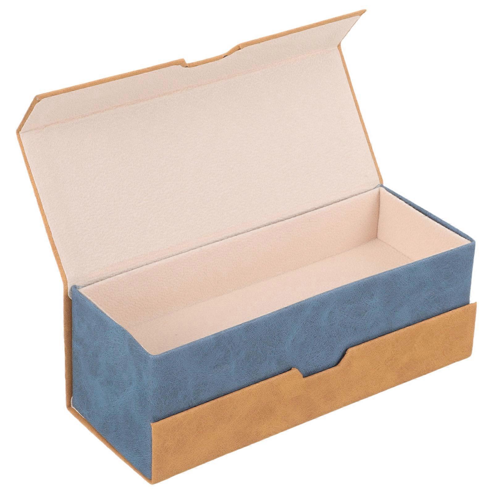 Double Glasses Case for Storage Hard Shell Portable 4Pcs Glasses Organizer