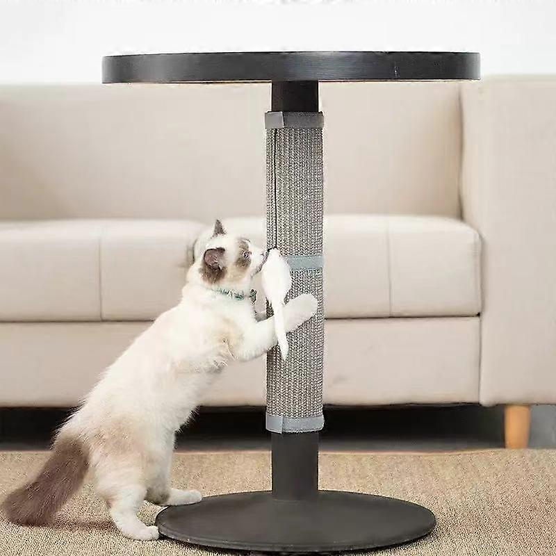 Cat Scratcher And Brush Table Leg Protector - Scratching Mat For Furniture Protection - Robust Cat Accessories To Protect Furniture ,grey