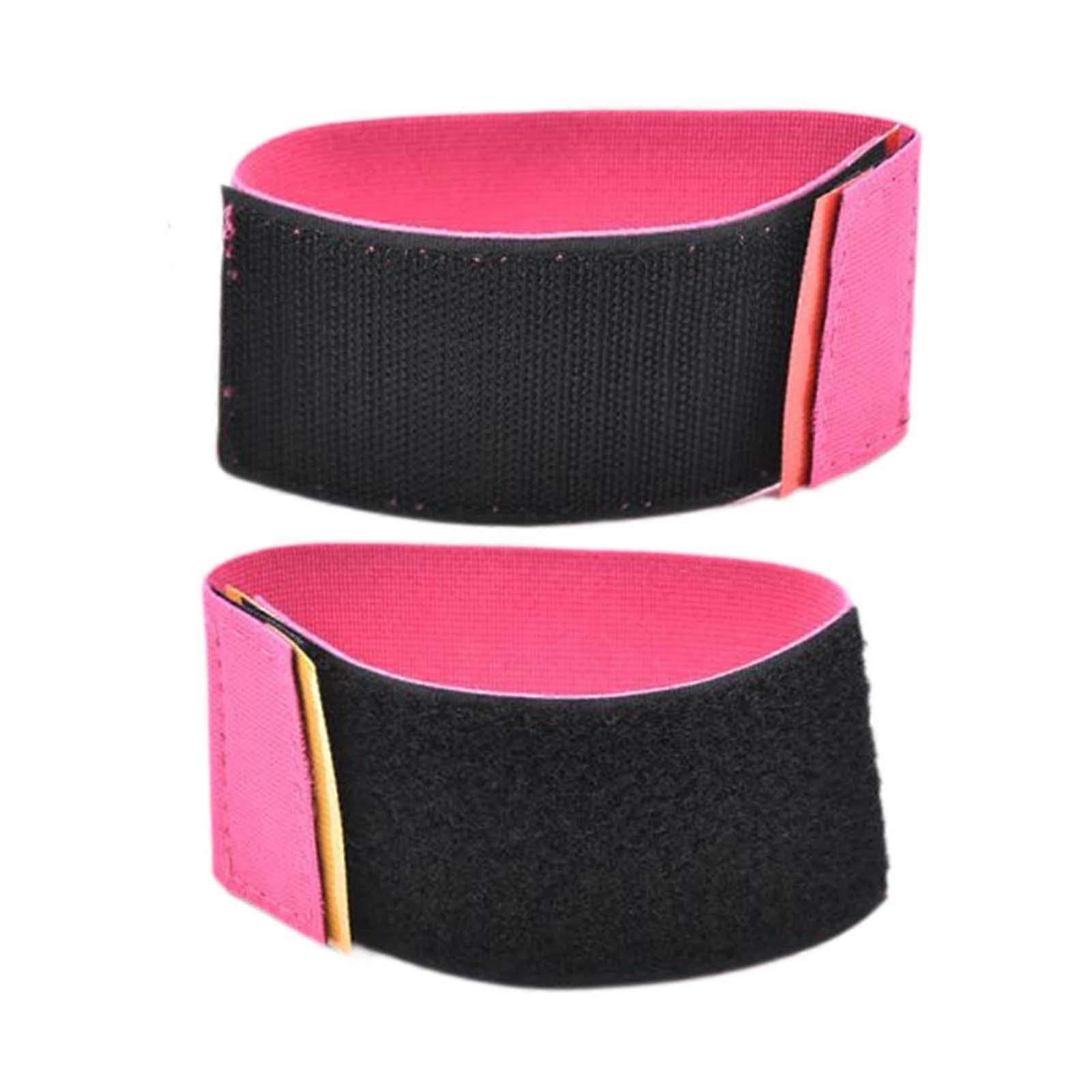 Gymnastics Sticky Toes 2x Set, Gymnastics Bands, Adjustable Leg Strength Training Equipment For Yoga, Rose Red