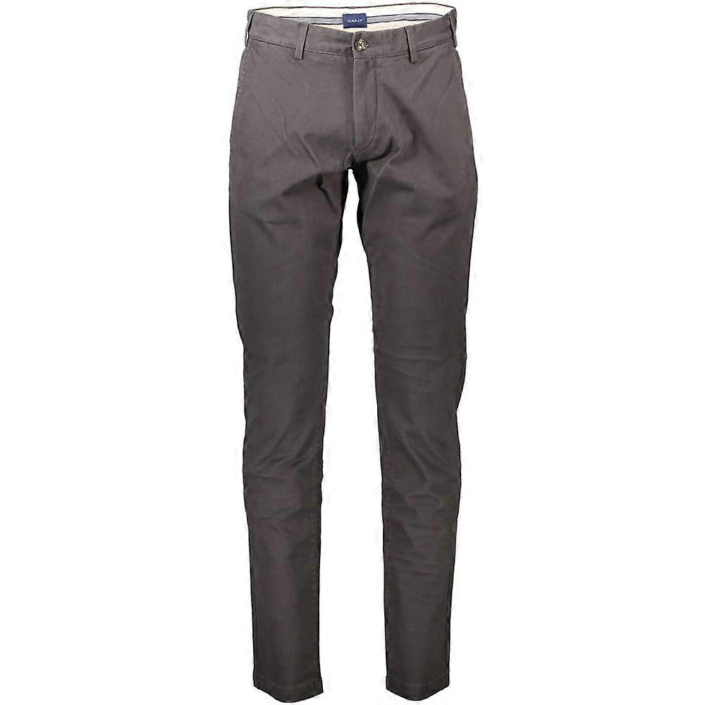 Trousers Gant 19031503956f5558c7grigio11da30l34