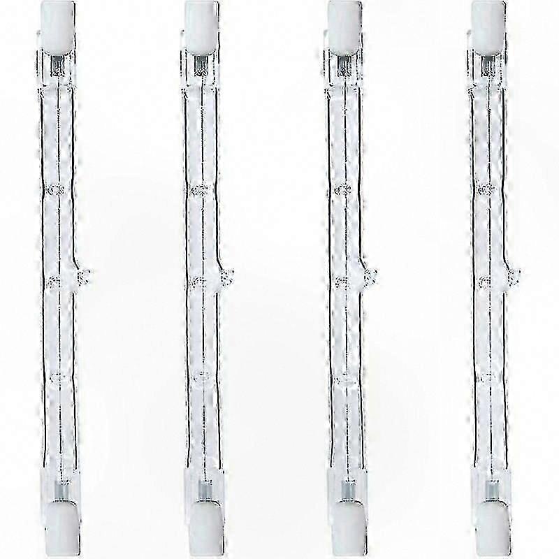 1500W R7s 254mm Halogen Bulbs, 4-Pack for High-Intensity Lighting