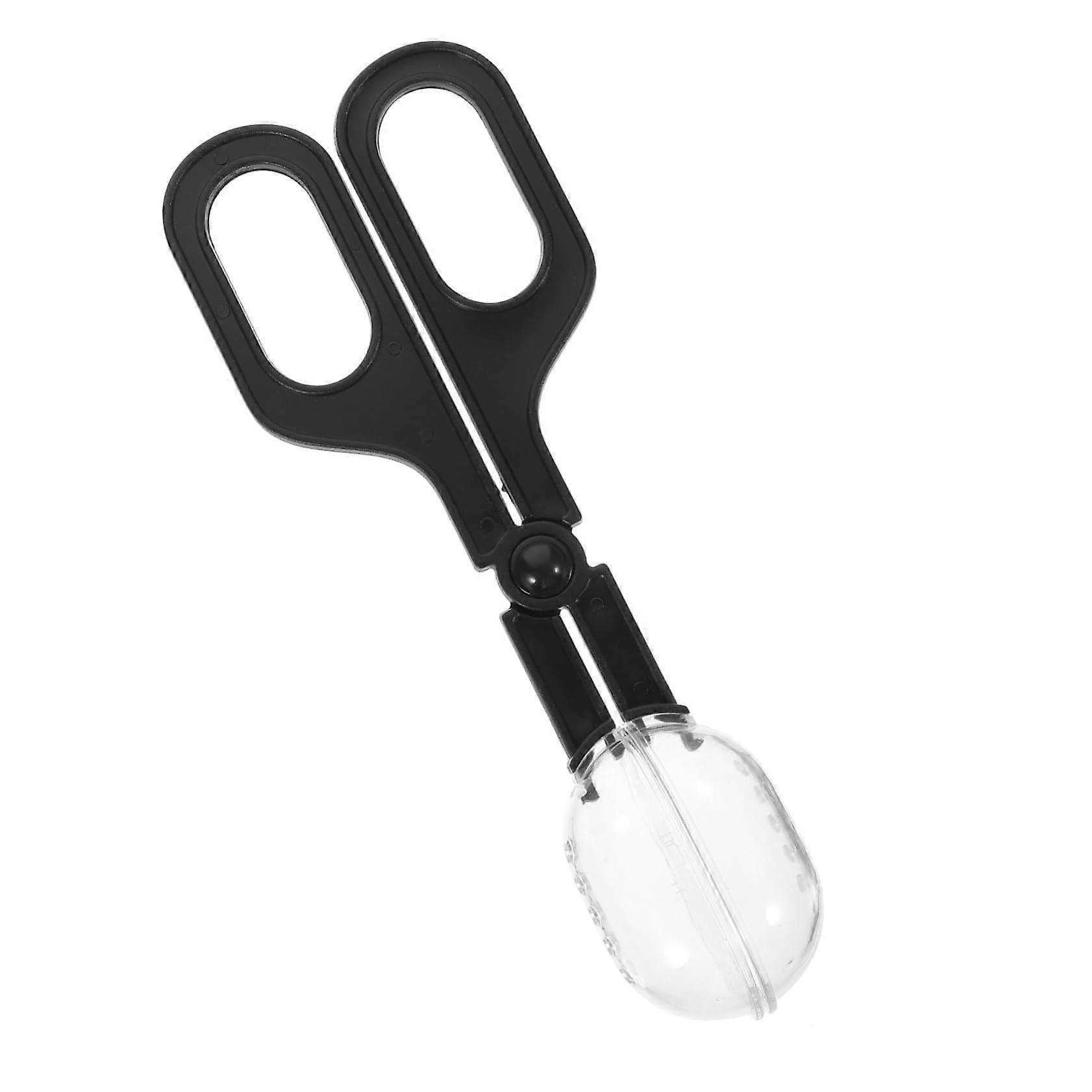 Transparent Reptile Feeding Tongs Plastic Safe Tool For Lizards And Crawlers Vivarium Pet Feeding And Handling