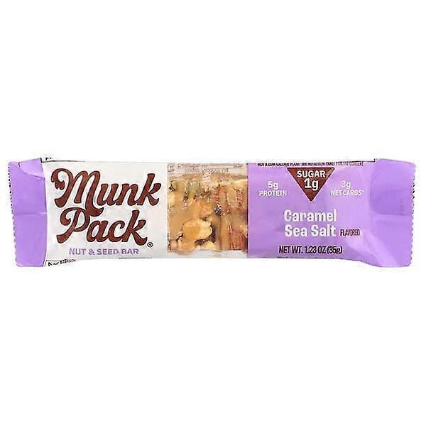 Munk Pack, Nut & Seed Bar, Caramel Sea Salt, 1.23 oz (35 g)