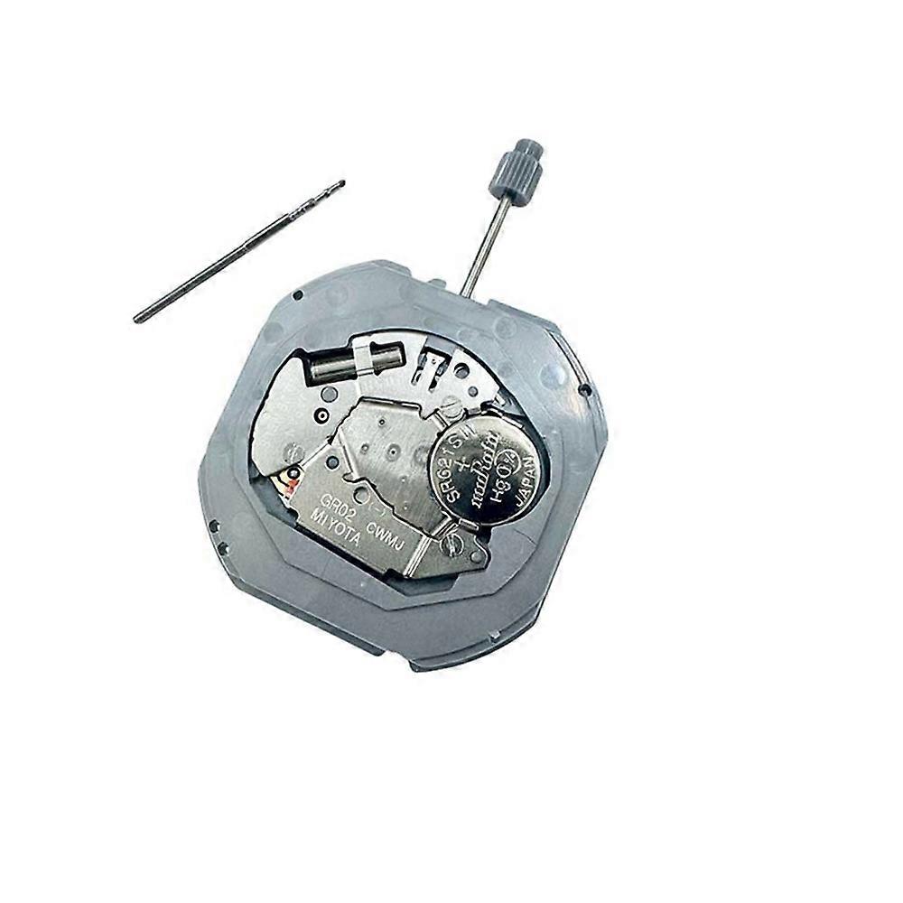Watch Movement for Miyota GR02 Replaces 1S02 Movement Dual Calendar Quartz Three Hand