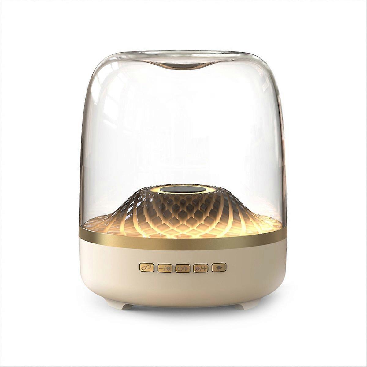 Sound Box Bluetooth Computer Speaker Audience Speaker Creamy white