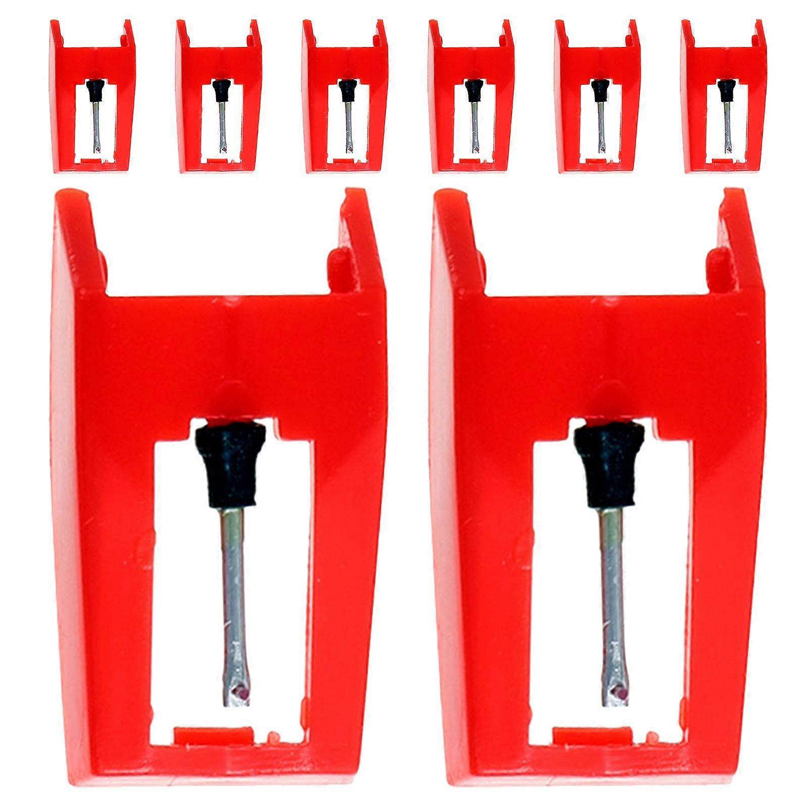 8pcs Record Player Needle: Turntable Stylus Replacement Stylus Needle for Turntable Phonograph Vinyl Player