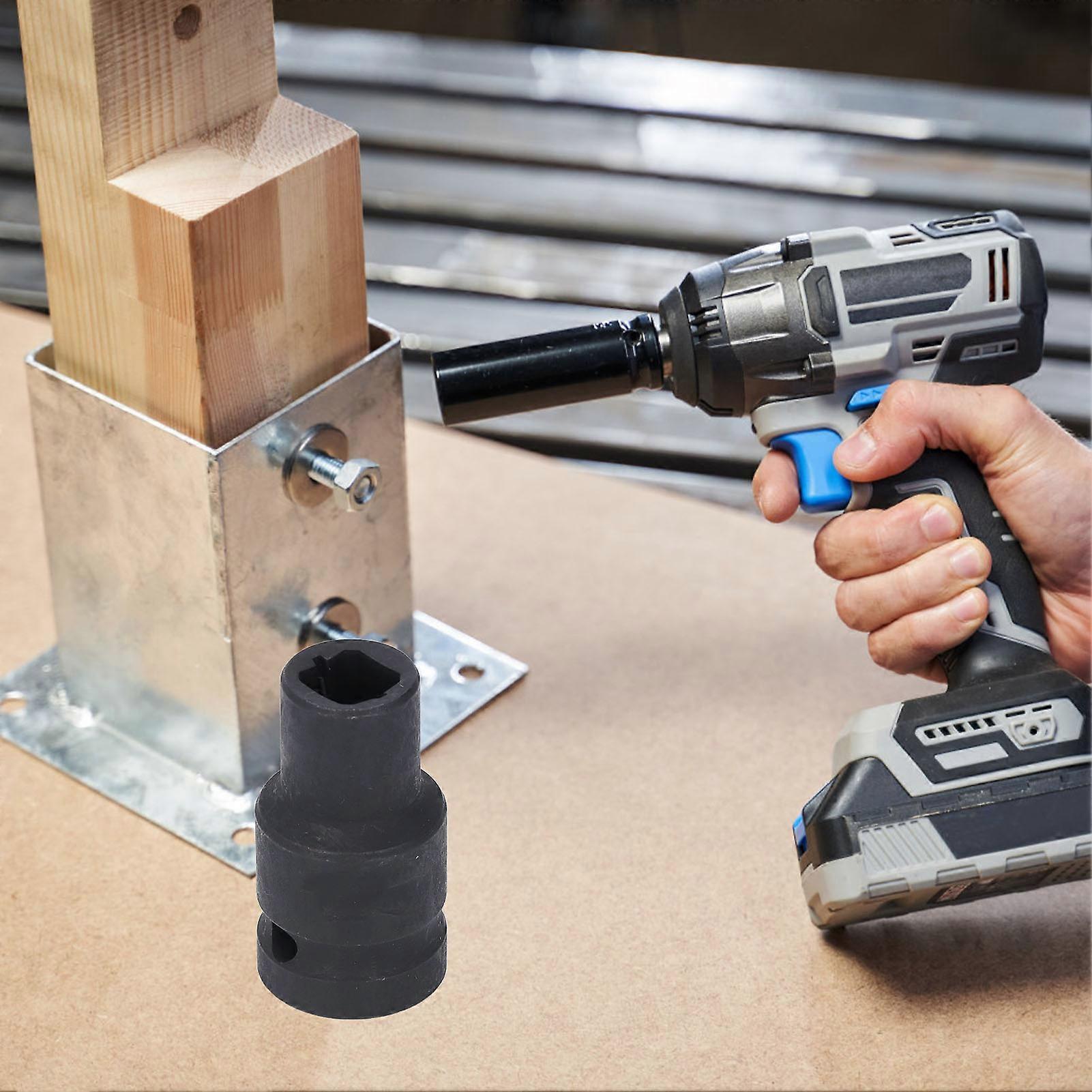 Square Tap Socket M14 1/2 Inch Square Socket for Electric Pneumatic Wrench Impact Driver 