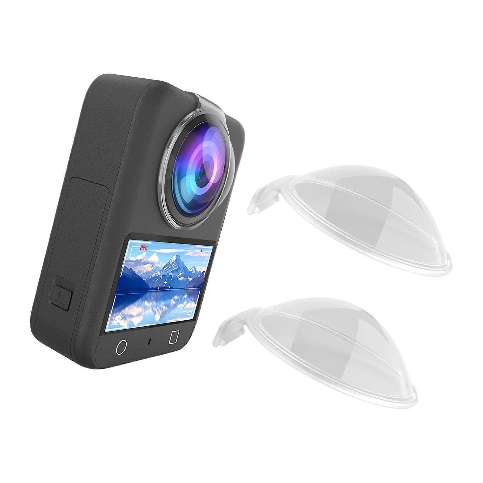 AntiFog Camera Lens Cover With Snap Lock Mechanism High Transparency PC Shield For OSMO360 Cameras Lens Protector Multicolor