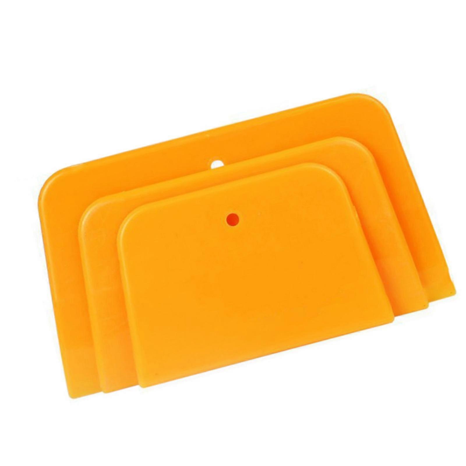 Reusable Plastic Spreader Tool Car Body Filler Scraper 4in 5in 6in Maintenance Tool for Automotive Body Applying Filler Multicolor