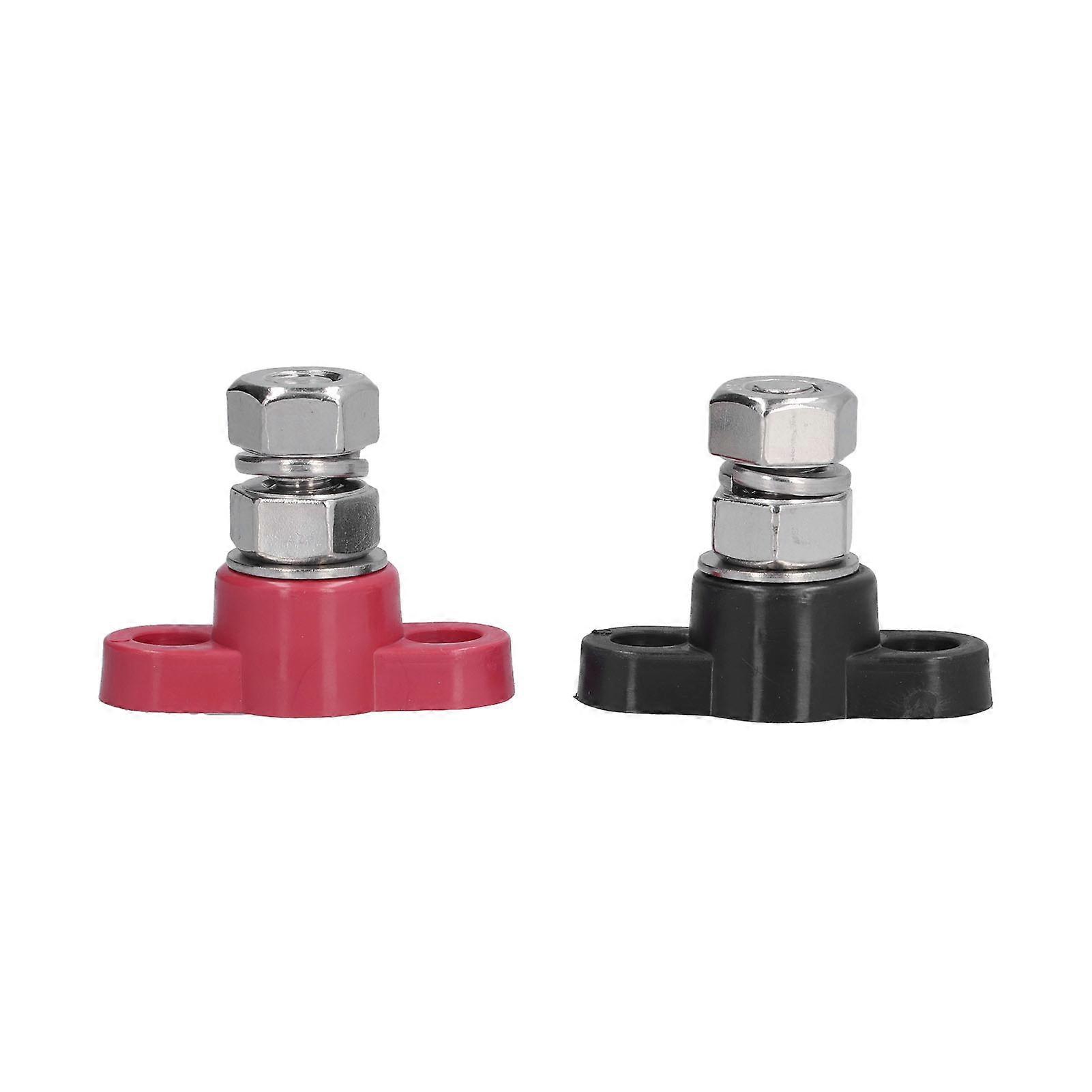 SIAT11295 Power Junction Posts Red and Black Power Distribution Insulated Terminal Studs