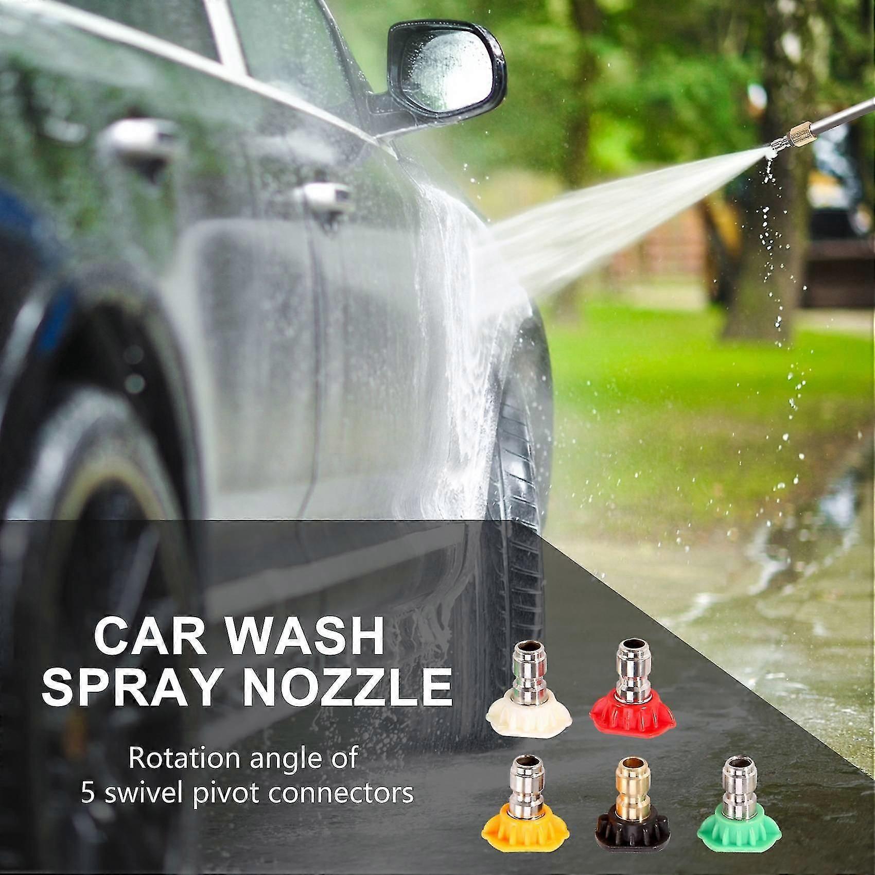 Pressure Washer Wand With Adjustable Angle Nozzle, 16 In Spray Lance 180 Degree With 5 Angles Quick