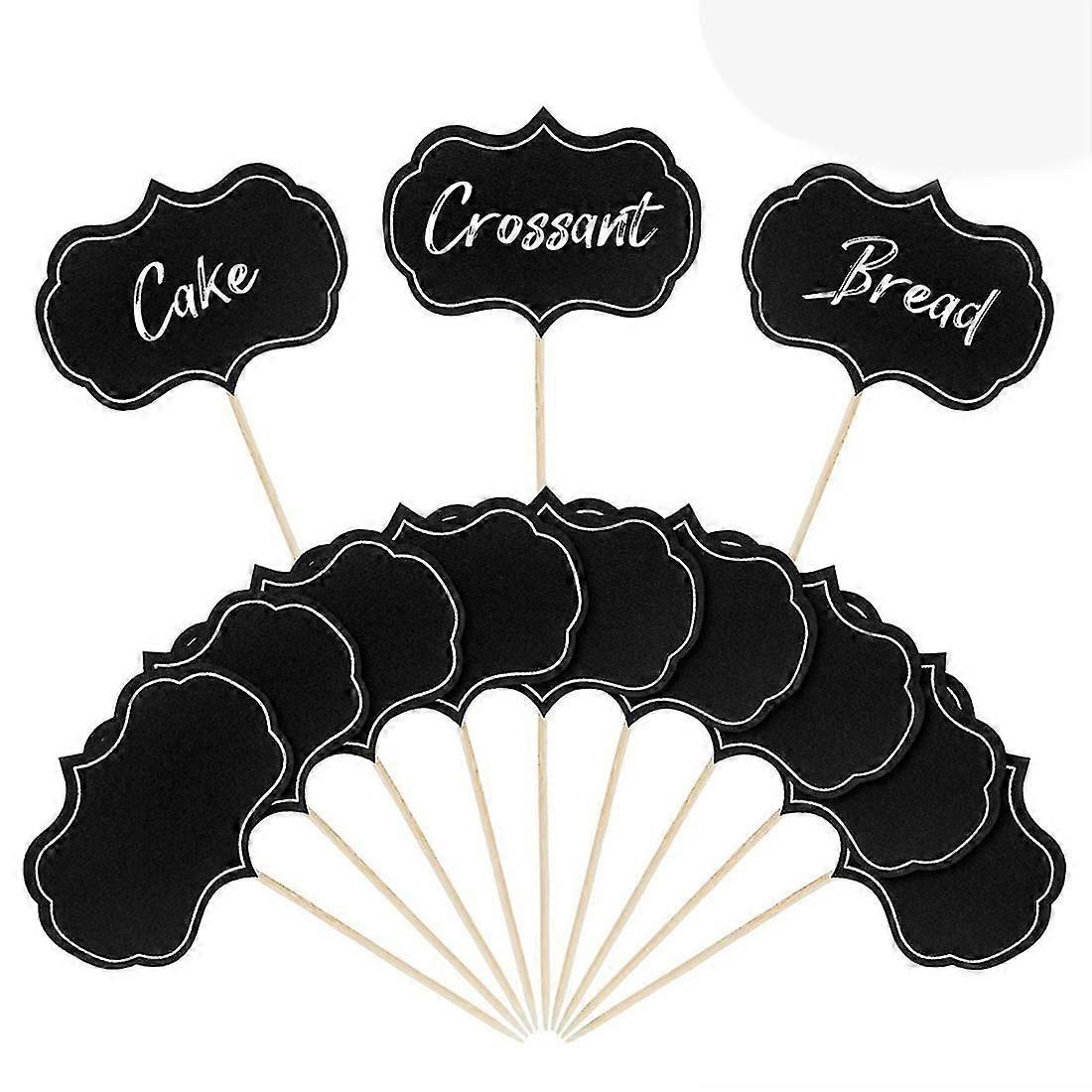 シャルキュトリーボードビュッフェラベルフードタグつまようじフラグ前菜Siのための50ピースチーズマーカー