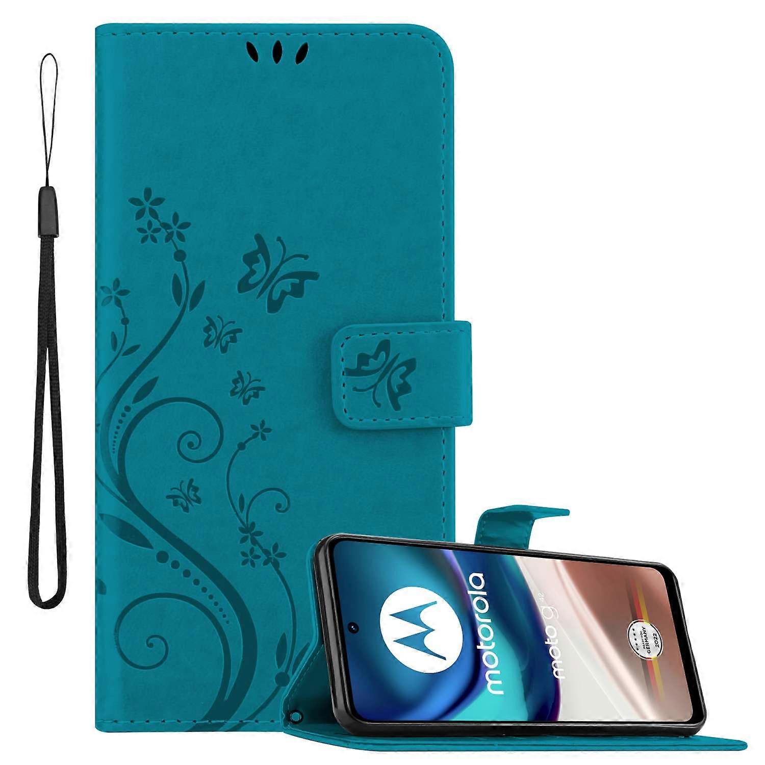 Προστατευτική θήκη Motorola MOTO G42 - με Floral Print και υποδοχή κάρτας