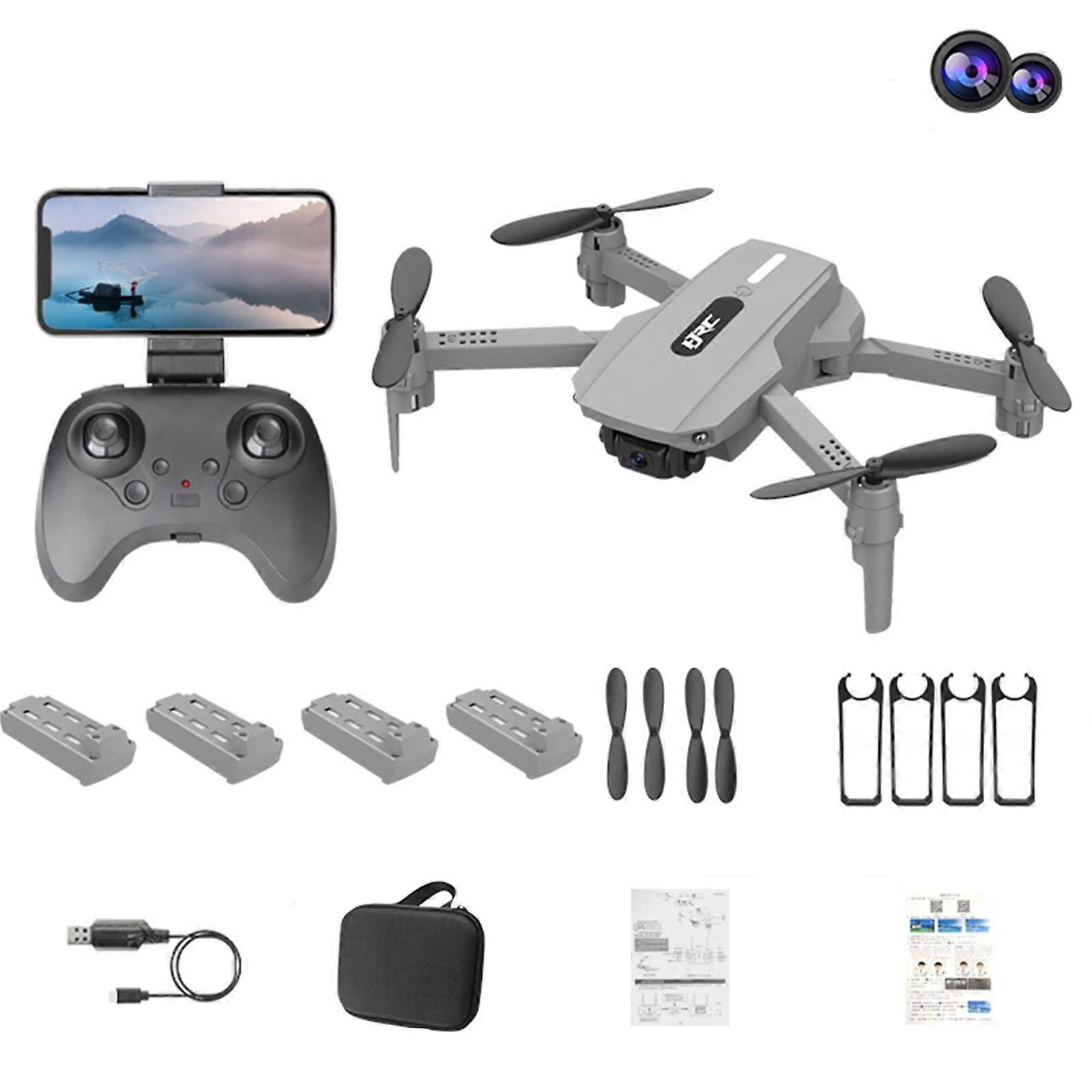 Drone with Camera for Adults, 1080P HD FPV RC Drone with Altitude Hold, Headless Mode, Speed Adjustment, Compatible with Remote Control Toys Gifts