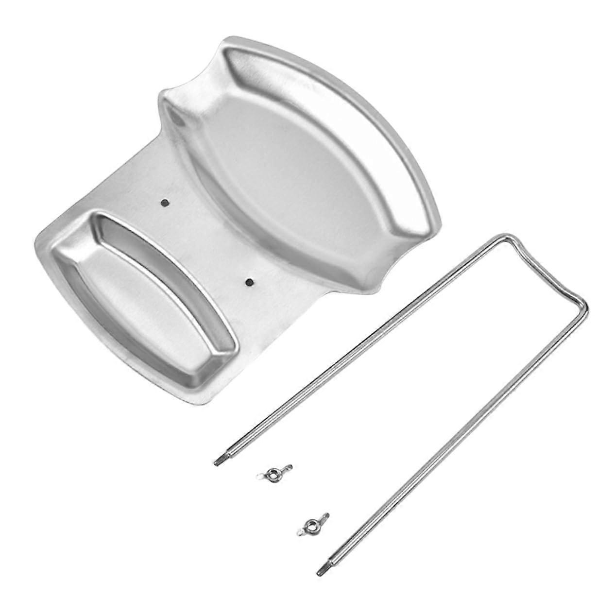 Stainless Steel Kitchen Utensil Rack Removable Pot Lid Holder And Spoon Rest SpaceSaving Design Fits Lids And Utensils