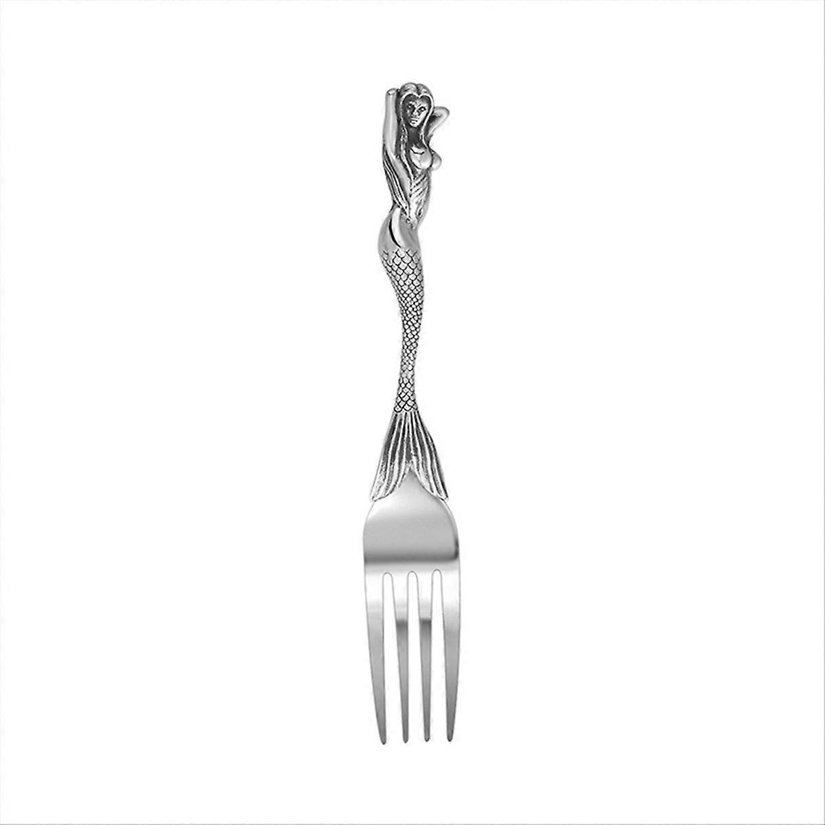 Halloween Fork Mermaids Handle Tableware Vintage C