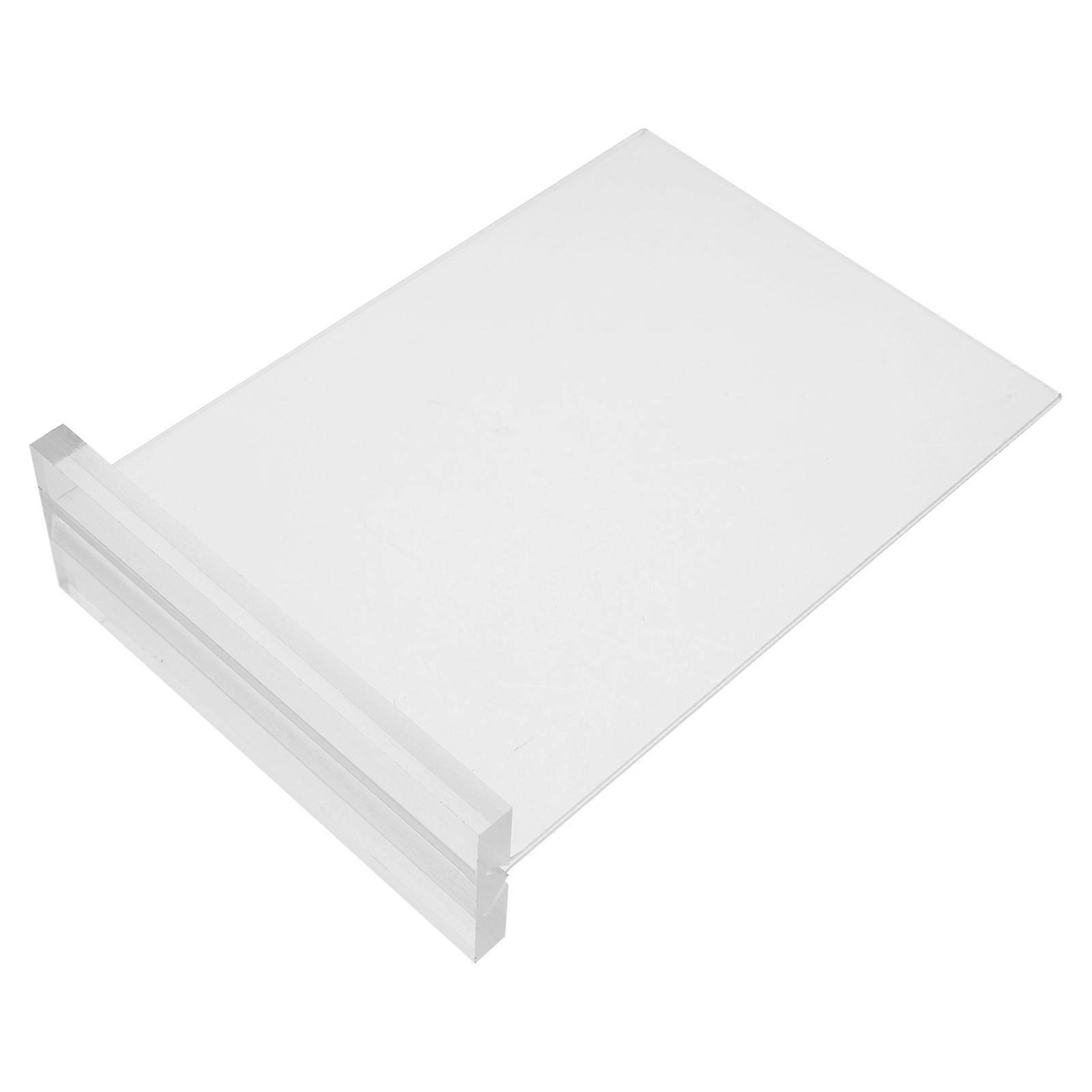 6Pcs Double-Sided Clear Acrylic Table Menu Holder for Sign Display