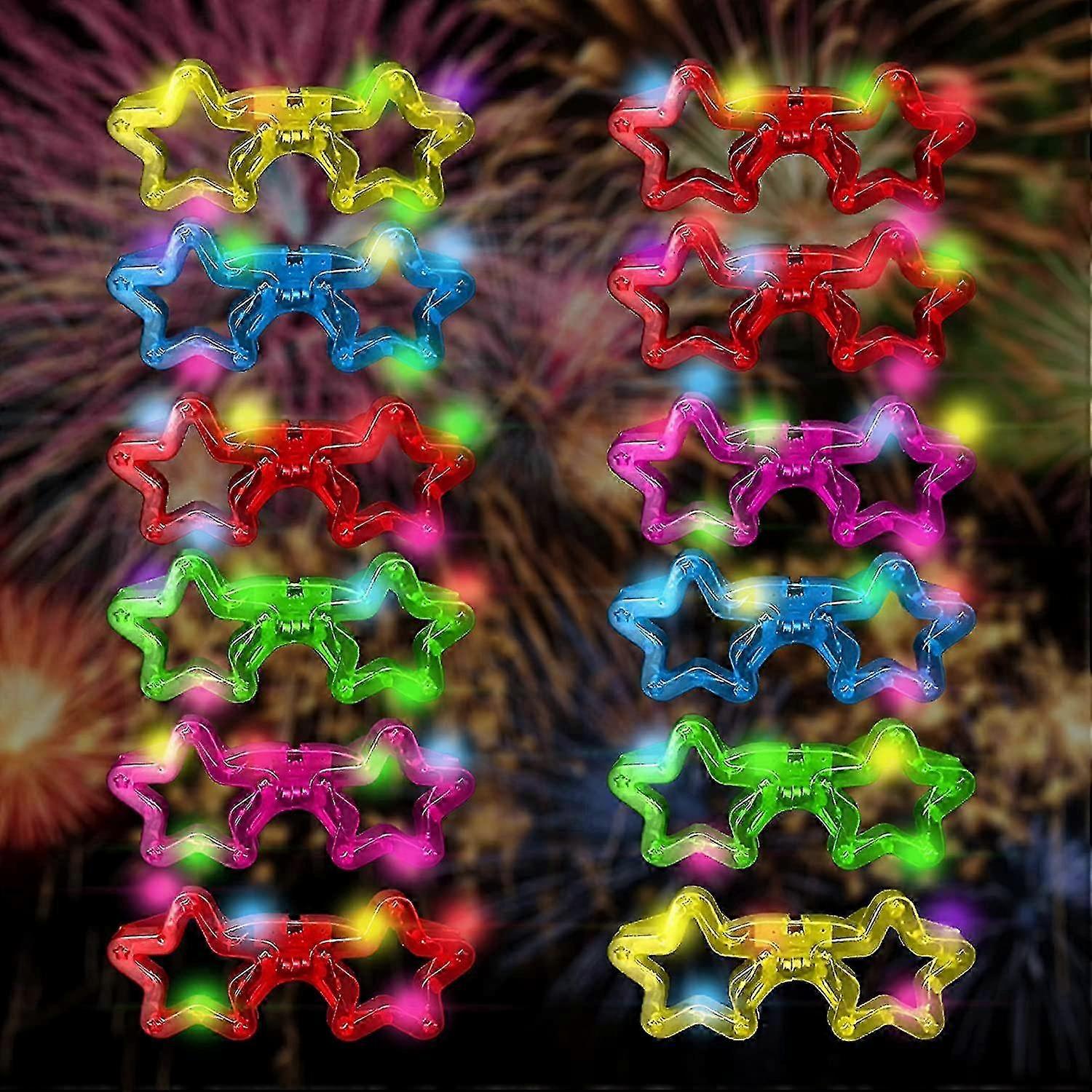 Kryc RB01 Light Up Glasögon för nattfester, rave, födelsedagsinredning