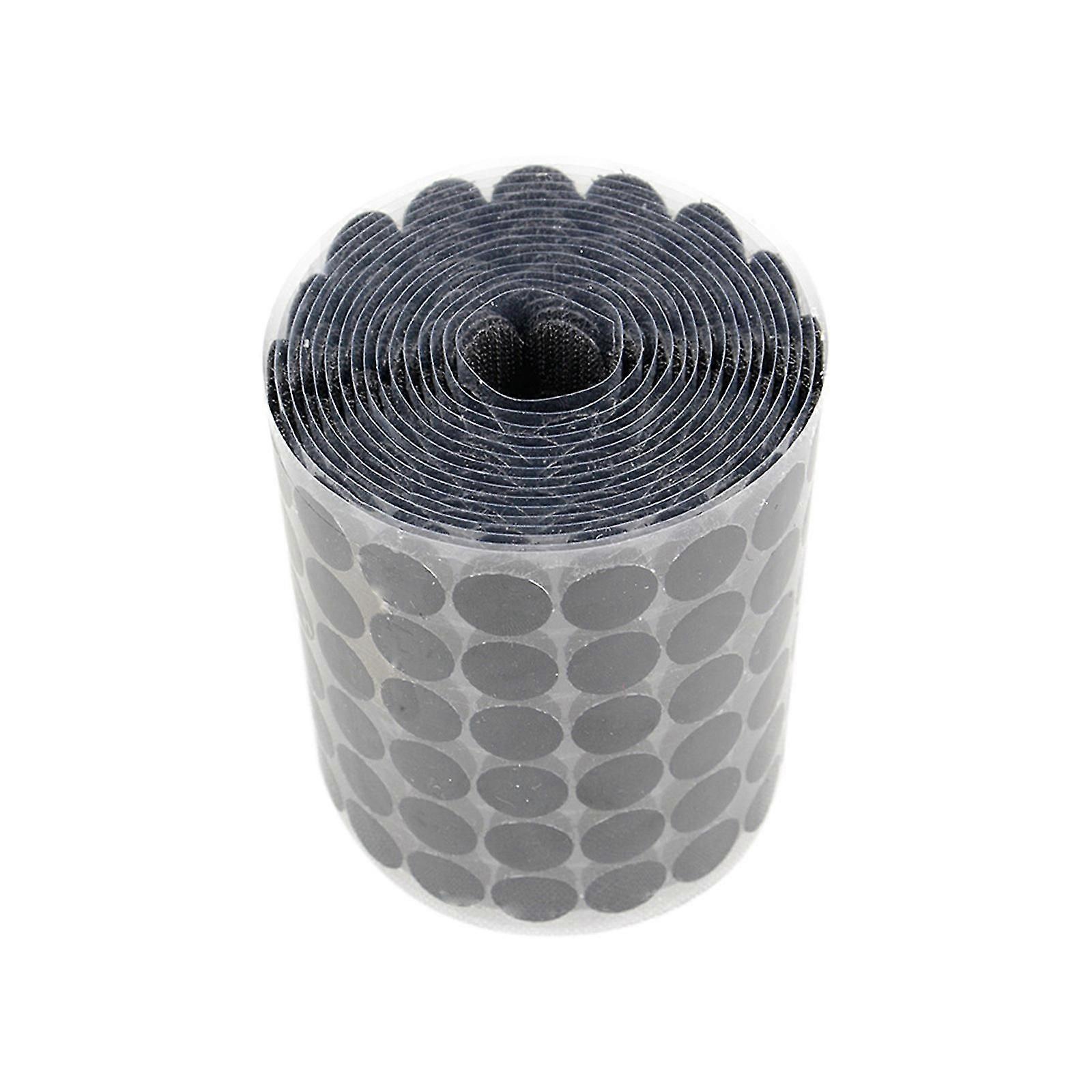 1000pcs 0.59 Inch Diameter For Classroom Nylon Sticky Back Coins Hook Loop Strip