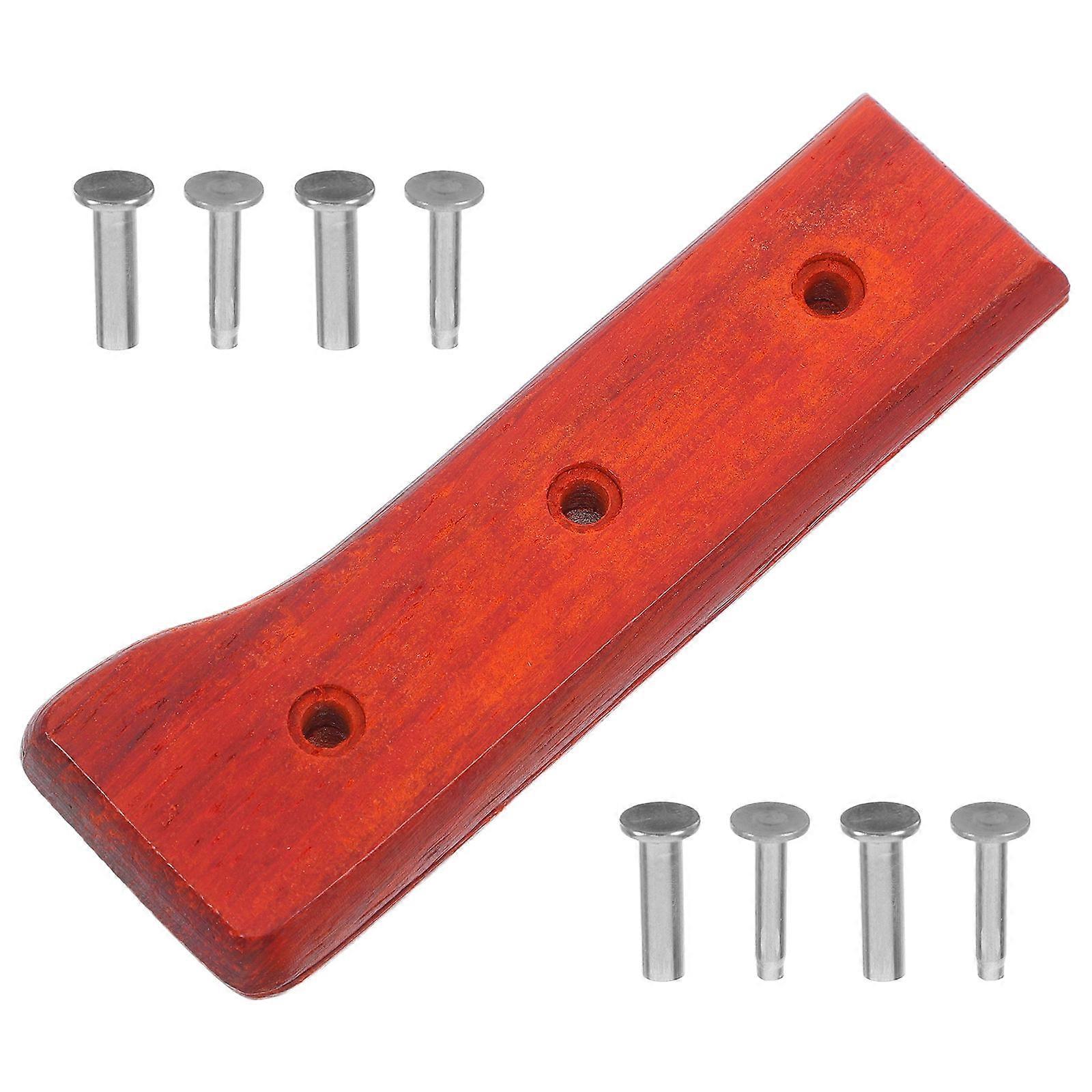 Wooden Handle for Replacement 1Pair Wooden Cutter Grip Non-Slip for Home