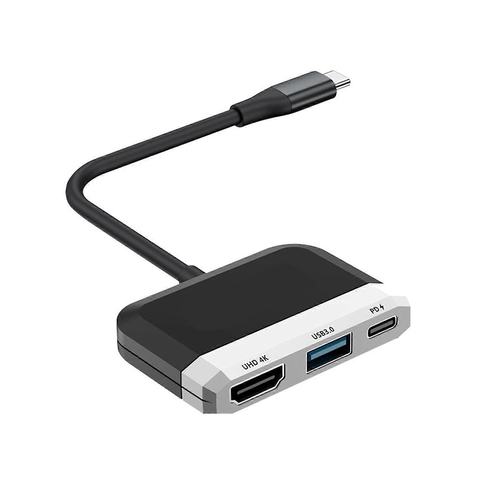 Portable Dock High Output 15V Charging USB Transfer for Devices  Black