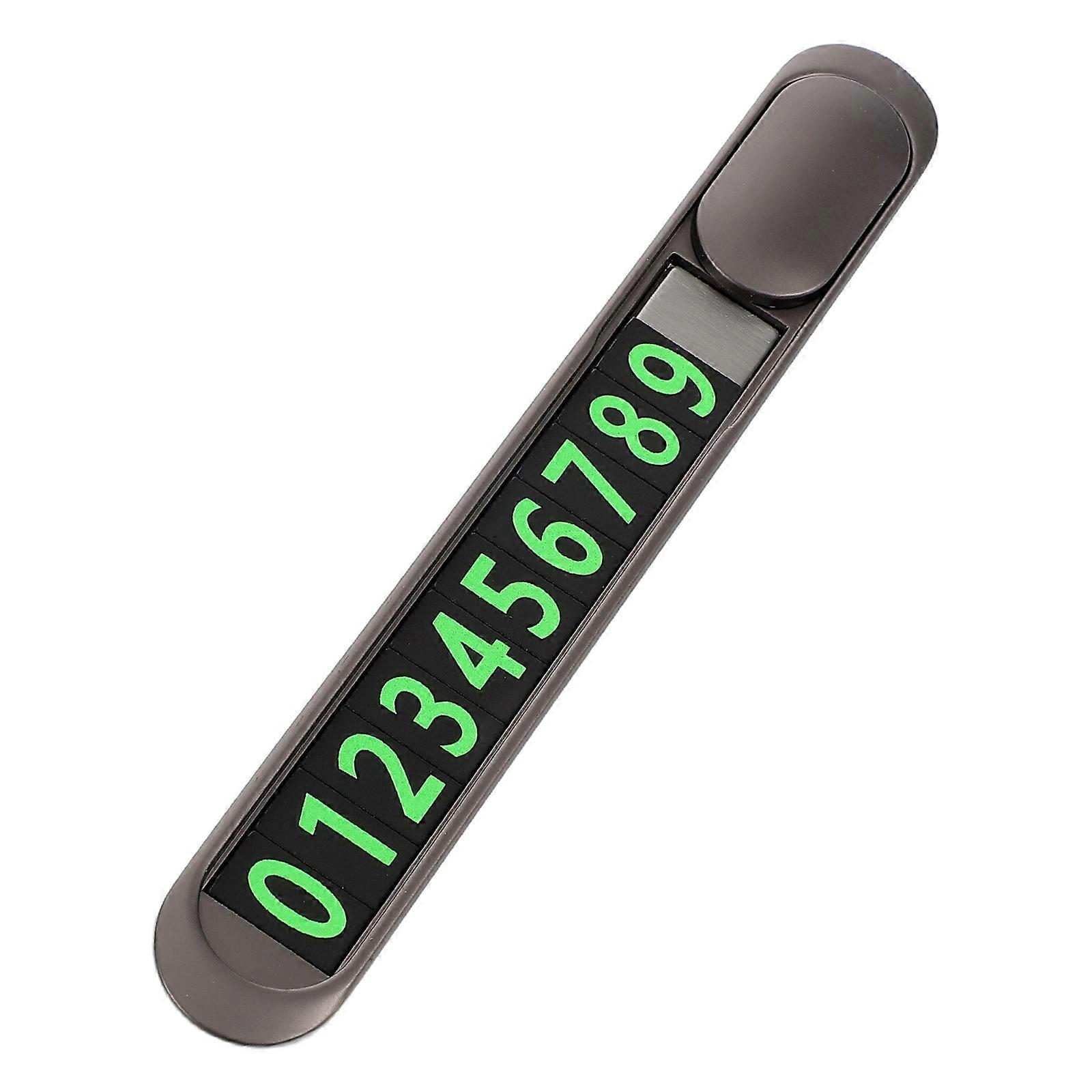 Car With Adhesive Backing For Easy Installation 12.50X2.00X1.00CM Multi Vehicle Owners Display Phone Number 1 Set