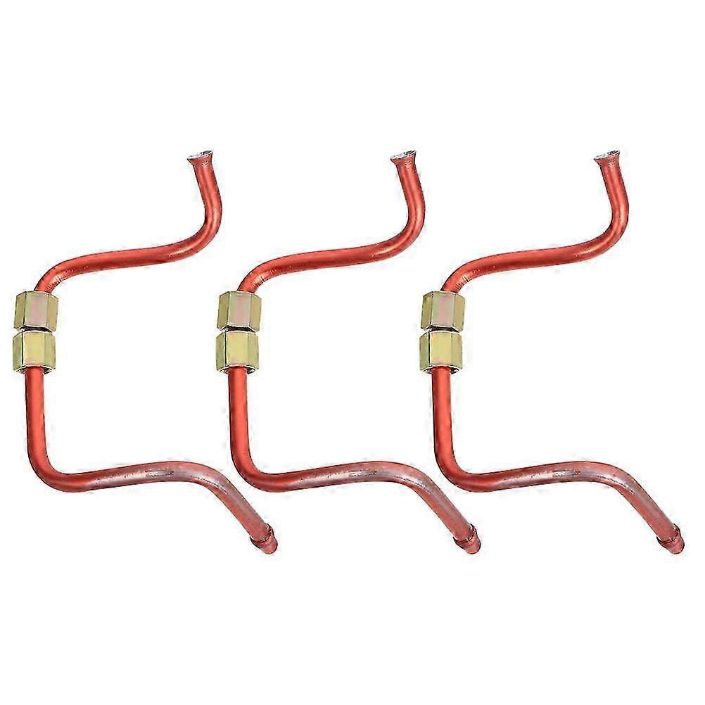 Kobberrør for luftkompressor med messingventiler